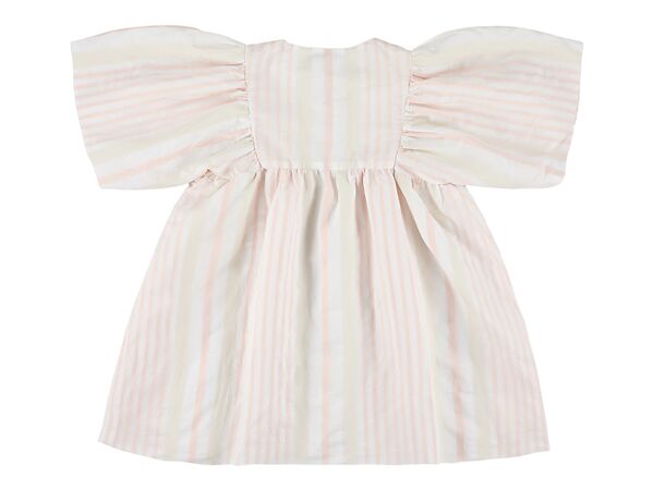 morley blush dress with pleats Morley Xori Dress